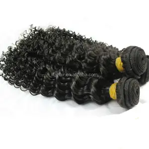 Virgin human hair weft of spanish curly hair weft machine weft hair