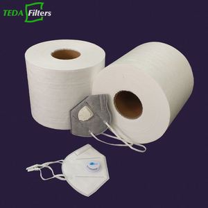 N99 N95 Filter wajah medis sejuk 100% Polipropilena kain tenun tidak ditiup EN14683 penggunaan Rumah Sakit - Product Image 1