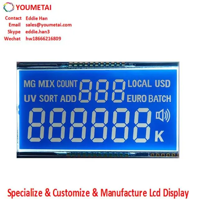 Manufacturer Custom Monochrome Display Lcd