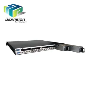 OTT/cabecera IPTV 8 * DVB-S/S2/C/T/T2 a ASI/IP digital cable tv cabecera decodificador para canales encriptados macho-en 8 CAM CI tarjeta