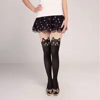 Japan Legging and Lovely Cat girls long socks lovely teen girls socks pretty girls socks
