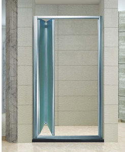 Pantalla de <span class=keywords><strong>ducha</strong></span> plegable de aluminio de estilo moderno, puerta de acordeón de vidrio templado de 6mm con marco para la puerta de la Bathroom-KD3207 - Product Image 4