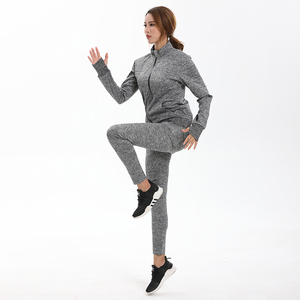 Trajes de sudor de 2 piezas hechos a medida, sudor, Yoga, Ciclo de sudor acelerado, chaqueta de manga larga y pantalón, conjunto de Sauna para adultos - Product Image 4