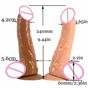 FAAK ร้อนขายส่ง PVC ทางการแพทย์ผลิตภัณฑ์ยางอวัยวะเพศชาย Unisex <span class=keywords><strong>Sex</strong></span> <span class=keywords><strong>Toy</strong></span> Anal Plug Dildo 10นิ้วสำหรับสตรี - Product Image 3