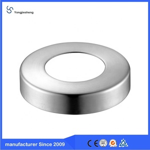 Copertura per Ringhiera Scale in Acciaio Inox Spazzolato con Flangia per Piastra Base e Coperture, Garanzia di 5 Anni - Product Image 2