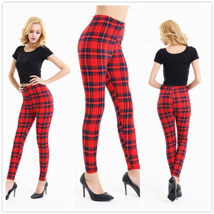 Commercio all'ingrosso 92% poliestere 8% spandex yummy doppio spazzolato OS TC più il formato burrosa super morbido personalizzata stampato leggings per le donne - Product Image 5