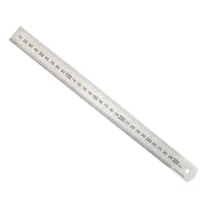 [MEASPRO]30CM Stainless Steel Matt Ruler Straight Edge Rule