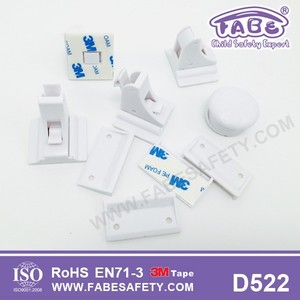 Fabe D522 chaude-vente en plastique caché magnétique enfant bébé verrouillage de sécurité - Product Image 4