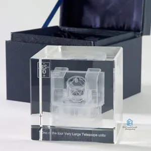 Máquina de grabado láser con foto 3d personalizada, cristal de construcción, cubo de cristal, corte láser, cub de cristal