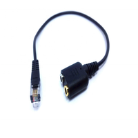 RJ9 mâle à 3.5mm femelle prise casque prise téléphone câble adaptateur audio