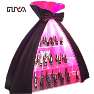 Retail Cosmetische Acryl Display Planken Tafel Stand Nagellak Rekken