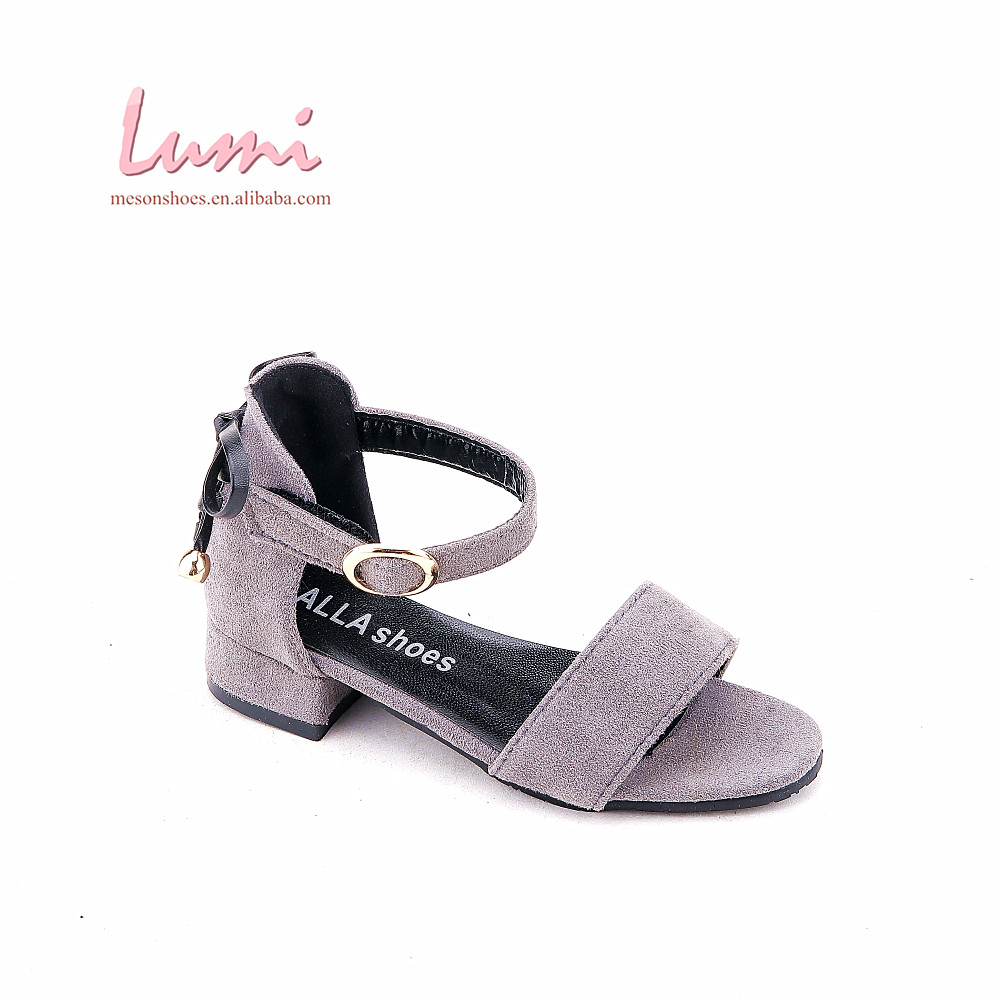 Китайские сандалии для девочек; Обувь на высоком каблуке