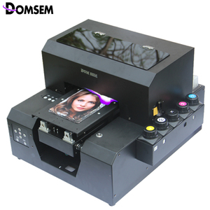 Camiseta de la ropa A4 del paño de la impresora ULTRAVIOLETA Digitaces automáticas planas de secado rápido inyección de tinta in - Product Image 1