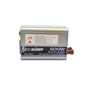 Suoer 600w 12 volt dc to 220 volt ac offgrid modified power inverter