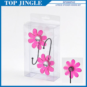 Multicolor Hot Sale Glitter <b>Bow</b> Design Hooks Set With Sticker - Product Image 3