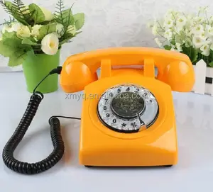 2016 批发廉价有线电话老式老式旋转电话
