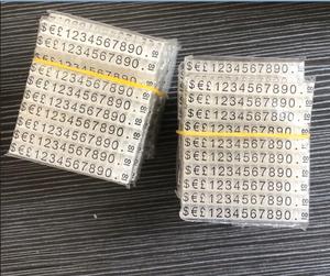 Espositore a cubo in plastica nera con numeri per cartellini prezzo, accessorio per gioielleria - Product Image 6