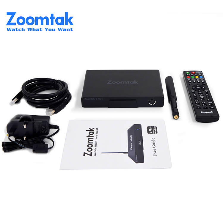 Zoomtak Android tv box octa core 4 K plein chargé XBMC media player streambox réseau streamer mini pc miracast double wifi
