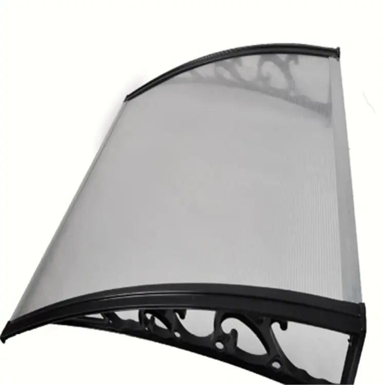 EURO-Stil Polycarbonat klar transparent Aluminium Metall Markise für Vorder-und Hintertür