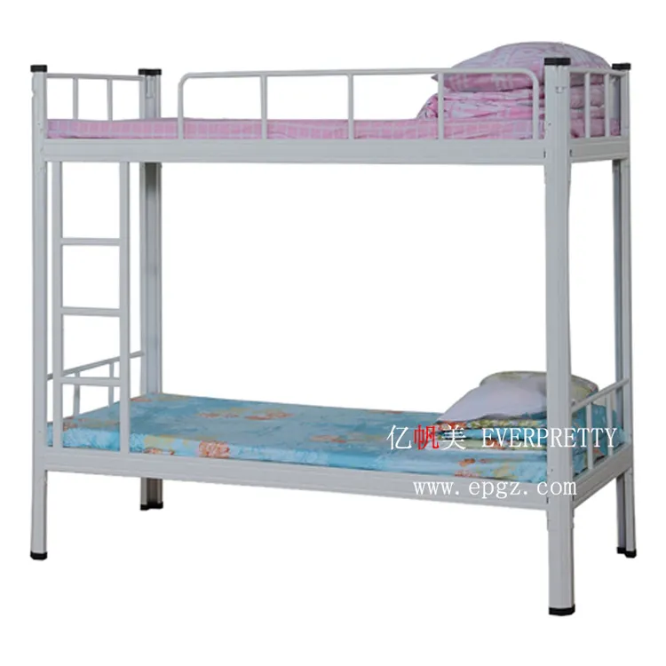 سرير معدني للطلاب مهجع مدرسي رخيص من المصنع سرير مرتفع للعاملين