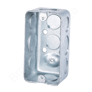 UL approved 2x4 rectangular steel galvanized electrical box