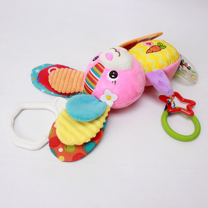 H026D Thỏ Teether Đẩy Trẻ Treo Bé Lục Lạc Mềm Đồ Chơi - Product Image 3