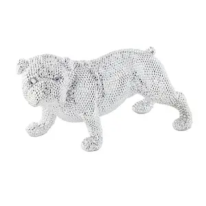 Bán Hot Cá Nhân Handmade Polyresin Bạc Thường Vụ Bulldog