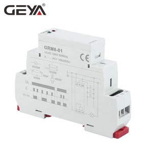 GEYA GRM8-01 Din Schiene 1 Spule Rast Relais AC230V ODER AC/DC12V-240V Auto Relais Motor Protector