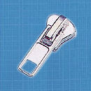 3 curseurs à double tête longue à verrouillage automatique en alliage de zinc sans nickel de haute qualité, modèle OZL GMA pour sacs étanches - Product Image 5