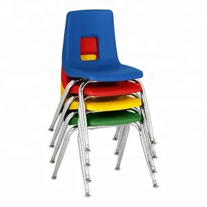 Colorful chipboard MDF HPI material PVC edging school classroom chair furniture made in china