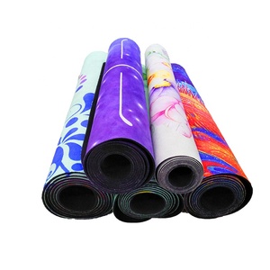 Esterilla de <span class=keywords><strong>Yoga</strong></span> de goma antideslizante de tela de gamuza con impresión por sublimación a todo color personalizada de OEM esterilla de <span class=keywords><strong>yoga</strong></span> con <span class=keywords><strong>estampado</strong></span> gráfico personalizada a medida - Product Image 3