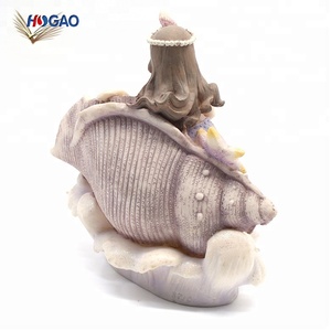 OEM mignon parti home decor sirènes de bande dessinée jouets poupées figurines en résine statues sirène <span class=keywords><strong>figurine</strong></span> - Product Image 4