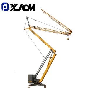 China Pequeno controle remoto sem fio Mobile Tower Crane Auto Erecting Tower Crane Fabricantes Fornecer 1 Ton Amarelo 2 Ton 25m