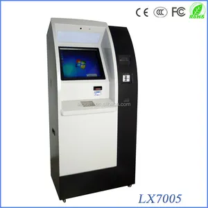 cash kiosk with card dispenser