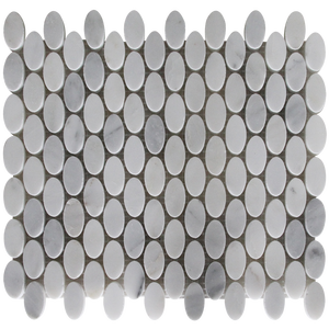 Oval Shape <strong>Mosaic</strong> Cheap Gold Matrix Marble <strong>Mosaic</strong> <strong>Tile</strong> <strong>Craft</strong> Pattern - Product Image 2