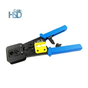 Fabrika en iyi fiyat siyah kutu Cat5 EZ Cat6 EZ sıkma aleti Crimper kedi 5 Crimpers sıkma Ethernet Crimper aracı