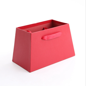 <span class=keywords><strong>Couleur</strong></span> unie papier portable trapézoïdale seau à fleurs boîte à fleurs - Product Image 6
