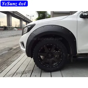 Navara 挡泥板耀斑用于 Navara NP300 2016 新款 ABS 塑料