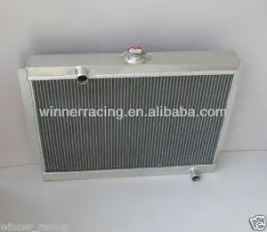paduan aluminium radiator untuk nissan Fairlady z s30 / S130 280z / 280zx L28 75-83 