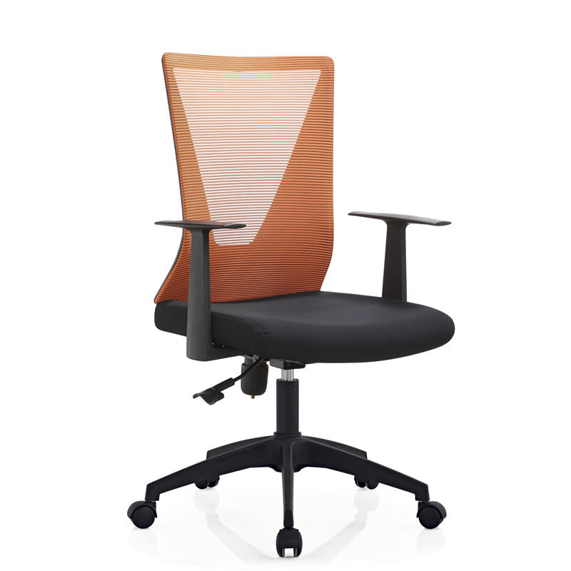 Mid mesh back white elevator computer office chair for offices