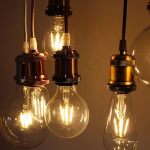 Cổ điển đồng đỏ <span class=keywords><strong>E27</strong></span>/E26 ổ cắm sứ lõi bên trong kim loại giữ đèn với vít bóng đèn vật liệu gốm các loại - Product Image 6