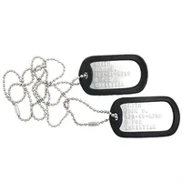 Stainless Steel Military Dog Tag Necklaces