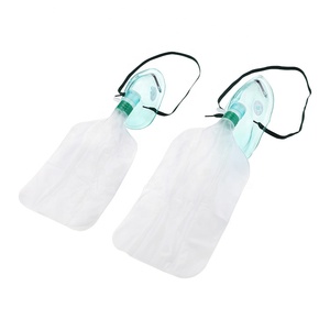 الطبية غير rebreathing 2m أنابيب أنواع الطبية pvc قناع أوكسجين مع شنطة حفظ الجروح - Product Image 2