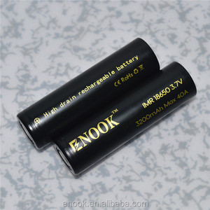 Enook 18650 battery rechargable batterie 18650 3200 mah 40A 3,7 V Schwarz batterie 18650 lithium-ionen akku für e- Cig mod - Product Image 2