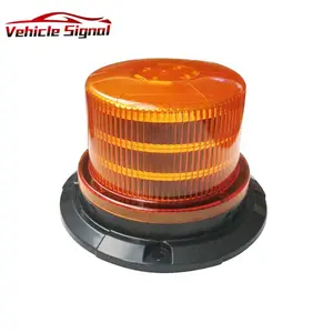 Luce stroboscopica a LED girevole magnetica 12V rotante color ambra