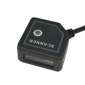 Lector de código de barras QR de montaje fijo 2D Módulo de escáner de código de barras USB RS232 para quiosco