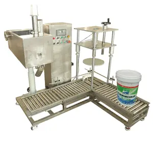 20Kg Gel Lijm Gom Kan Emmer Pot Vaatje Vat Fles Emmer Drum Schilderij Ketel Filler/Pomp Wegen Filler + Capper En Seamer