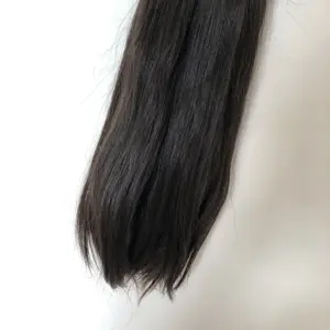 대량 바이올린 활 머리에 있는 자연적인 까만 말 꼬리 머리 80-85cm