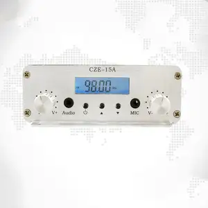 CZE-15A 3 W/15 W 88 MHz ~ 108 MHz Stereo PLL Radio Siaran FM Transmitter