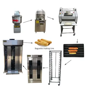 Ligne de production de pain français, équipement de boulangerie automatique complet pour la fabrication de baguette